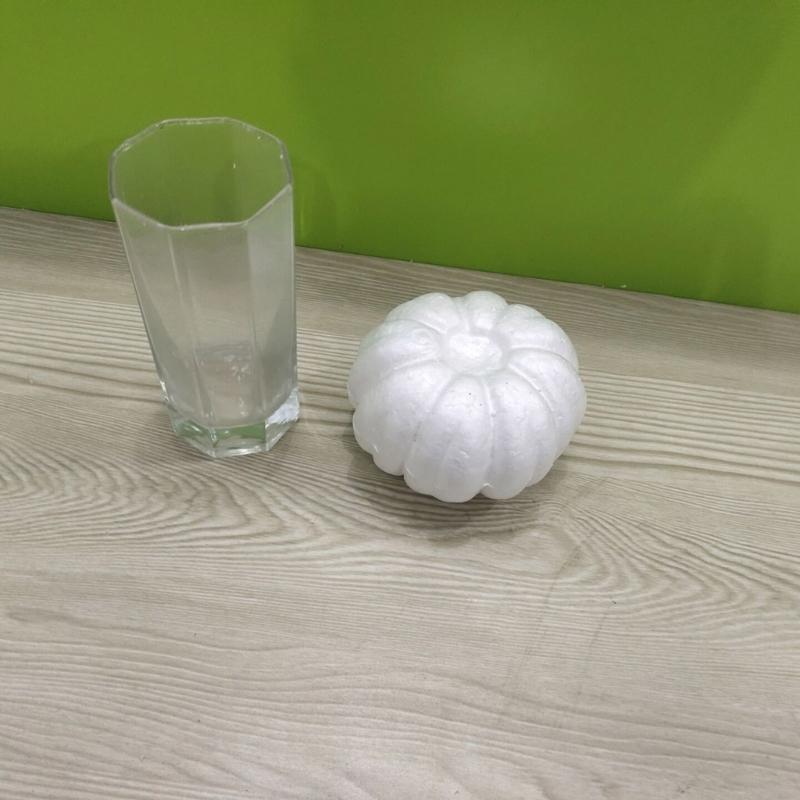 10Pcs Artificial Pumpkins Decoration for Thanksgiving Fall Festival Home Decoration White Foam Pumpkins for Painting