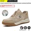 Summer Safety Construction Shoes Breathable Work Shoes with Mesh Work Boots with Steel Toe Cap Lightweight Work Sneakers for Men