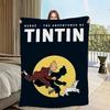 Cozy Warm Soft Plush Throw Blanket  Perfect Cartoon Gift for Living Room Bedroom Office and Sofa