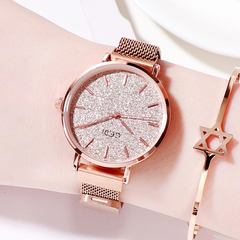 Niche Gradual Change Color High Value Women'S Watch Milan With Light Luxury Magnetic Buckle Quartz Women'S Watch Light
