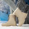 New Winter Snow Boots Women's Winter Velvet Thickened Thick-soled Waterproof Northeast Warm Cotton Shoes Outdoor