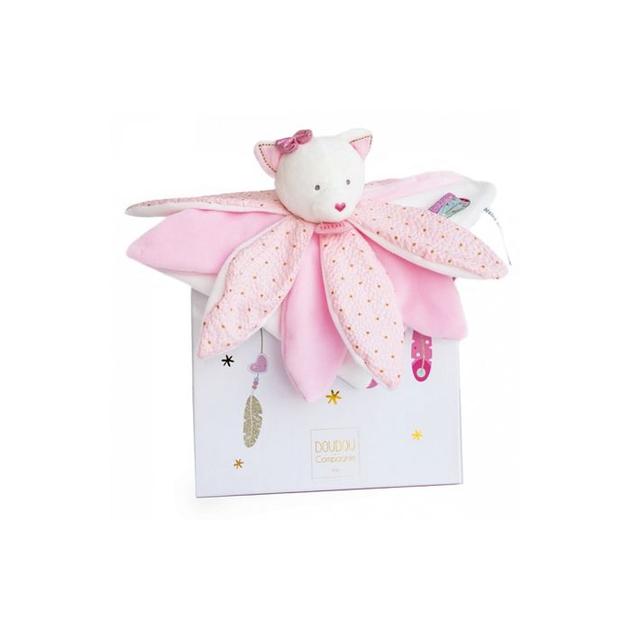 DOUDOU ET COMPAGNIE Attrape-rêve - Doudou Chat 26cm