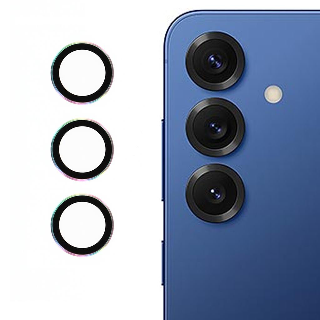 Für Samsung Galaxy S25 Kameraobjektivschutz Galvanisiert Klar Gehärtetes Glas Objektivfolie