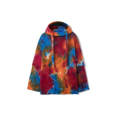Sudadera con capucha holgada tie-dye de la serie Li Ning CF Wu Xing Unisex Multicolor AWDRD80-1
