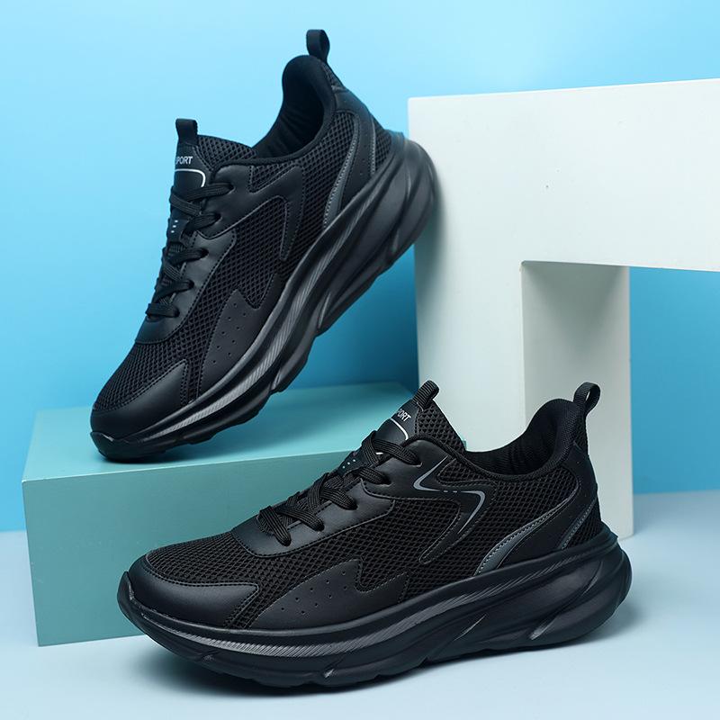 Foreign trade large size 48 men's shoes 2025 summer new versatile breathable men's shoes student flat sports casual net shoes men