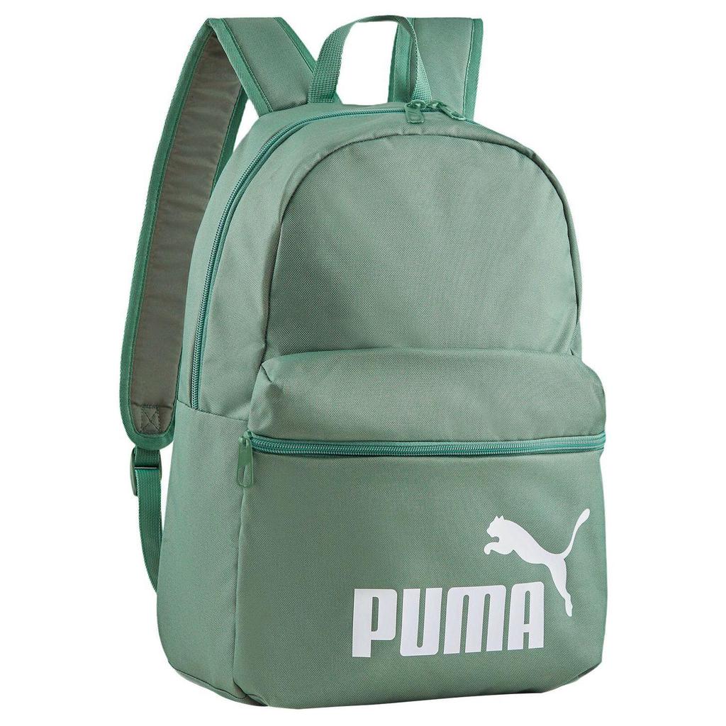 New PUMA Fabric Backpack Regular Unisex Light Green Gray 079943-05