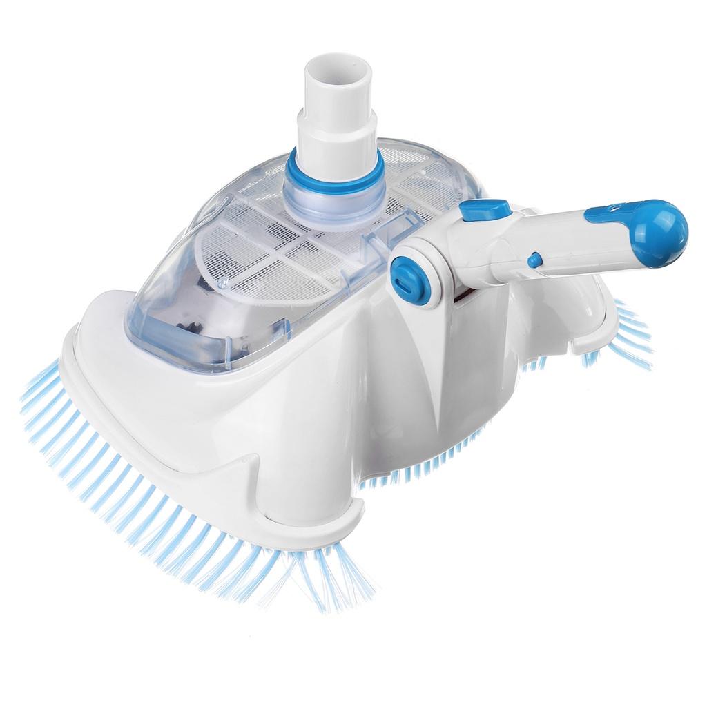 12 Inch Adjustable Angle Swimming Pool Suction Vacuum Cleaner Head with Filter Mesh Pond Cleaning Tool