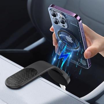

New MagSafe Magnetic Car Phone Holder Can Bend 360 Rotate Car Velcro Navigation Holder
