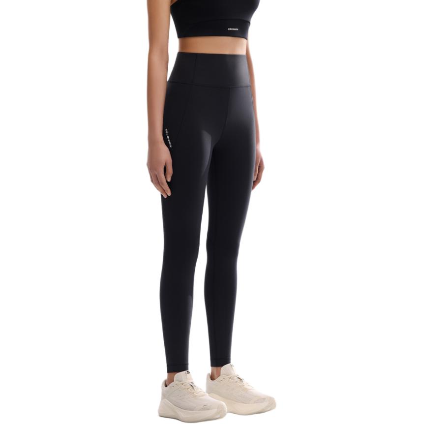 Salomon Slim Fit Versatile Fashion Sports Trousers Women bottoms Deep-Black LC2418400