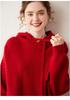 Women's Super Thick Cashmere Knit Hoodie - Autumn/Winter Long Sleeve Loose Casual Pullover Sweater