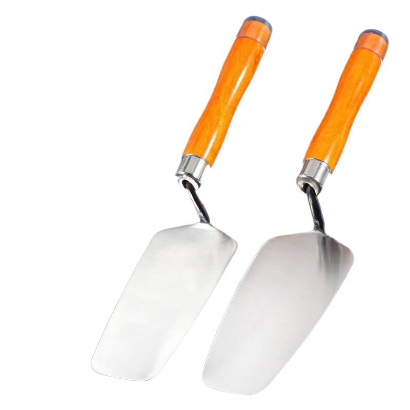 Stainless Steel Gray Spoon Spatula Trowel & Wall Scraper for Plastering and Tiling