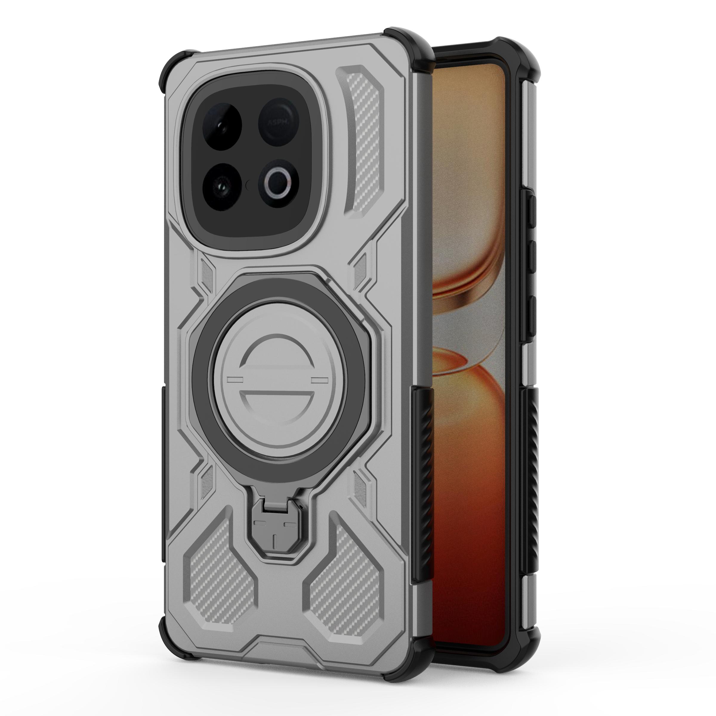 

Для чехла Vivo iQOO Z10 Turbo Для Чехла для Vivo iQOO Z10 Turbo чехол 360° Защита Функциональный тип Чехол для iQOO Z10 Turbo Pro vivo iQOO Z10 Turbo серый