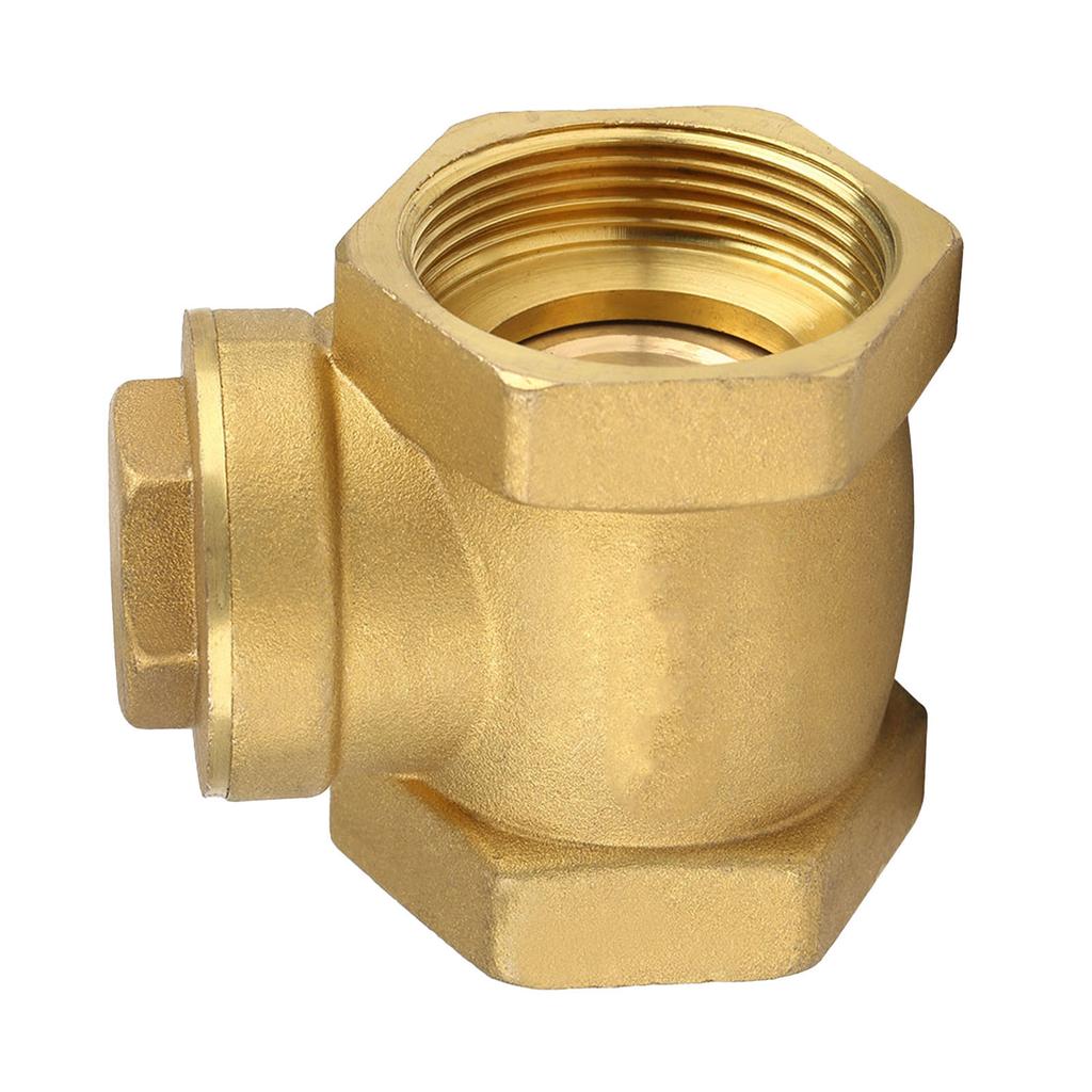 DN32 Female Thread Brass NOn return Swing Check Valve 232PSI Prevent Water Backflow