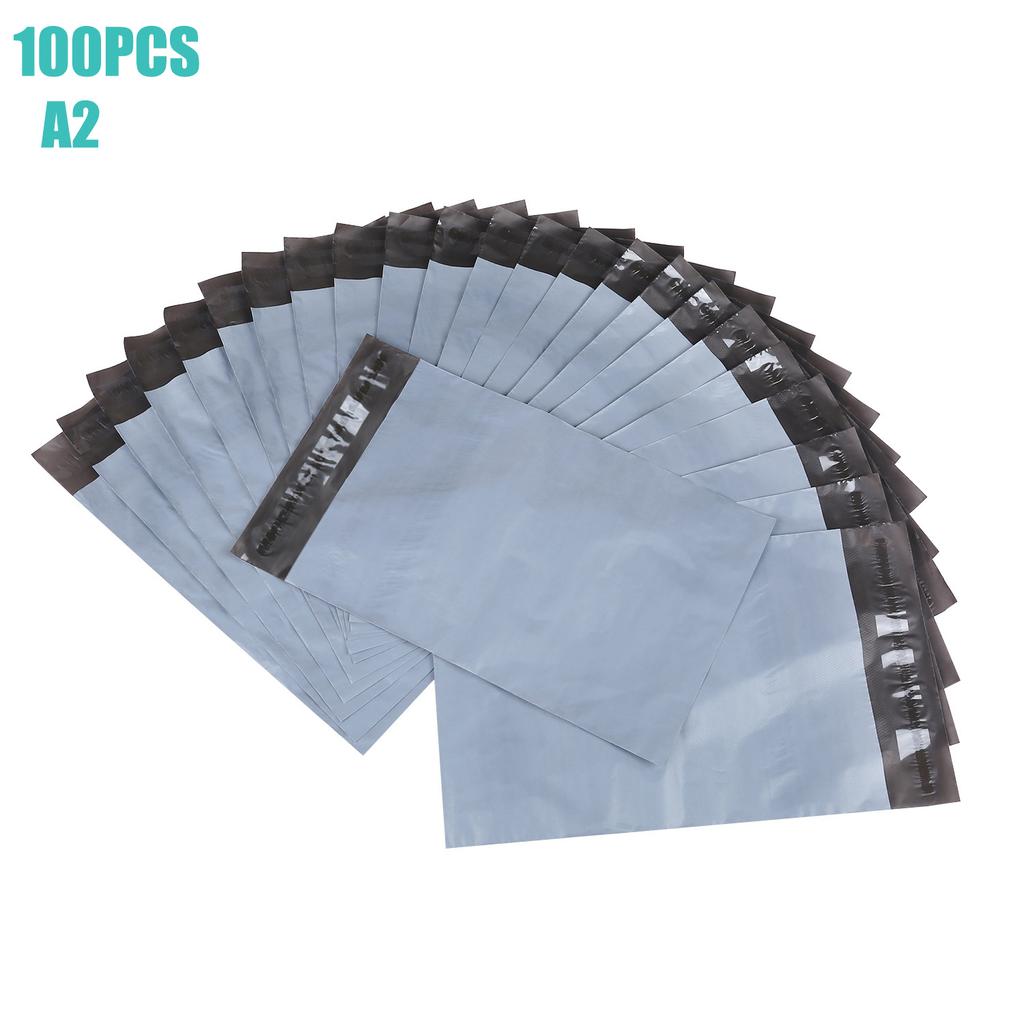 100pcs Express Bags Black Storage Bag Parcel Packing Self Adhesive Seal Plastic Pouch Envelope Mailing Bags Courier Shipping Bag