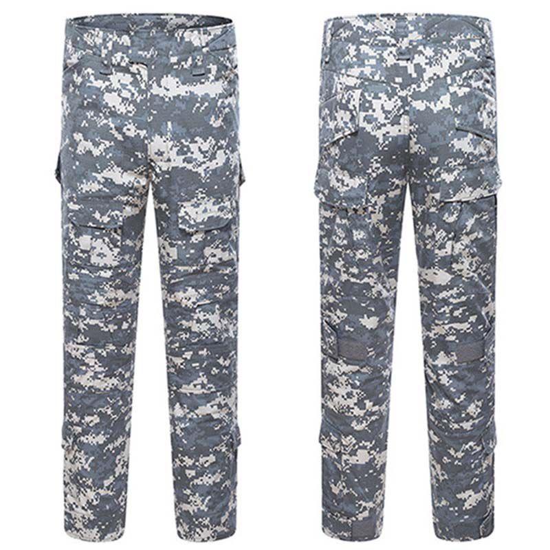 Men's Military Army Combat Tactical Airsoft Pants With Multi-pockets And Ergonomic Knee Design