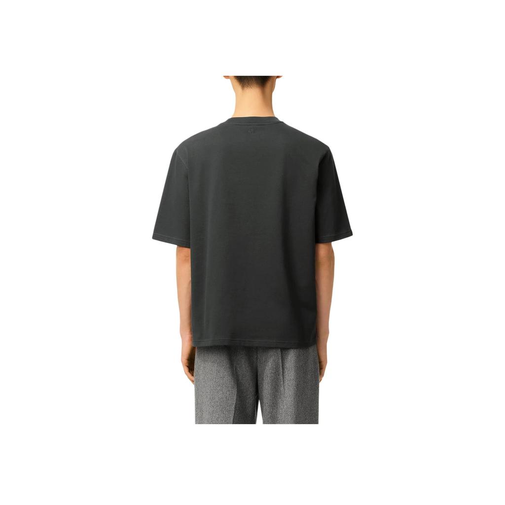 AMIPARIS T-shirt Unisex Ss26 Cuore 3D Colore Solido Vestibilità Larga Girocollo Manica Corta T-shirt Unisex UTS357726-020