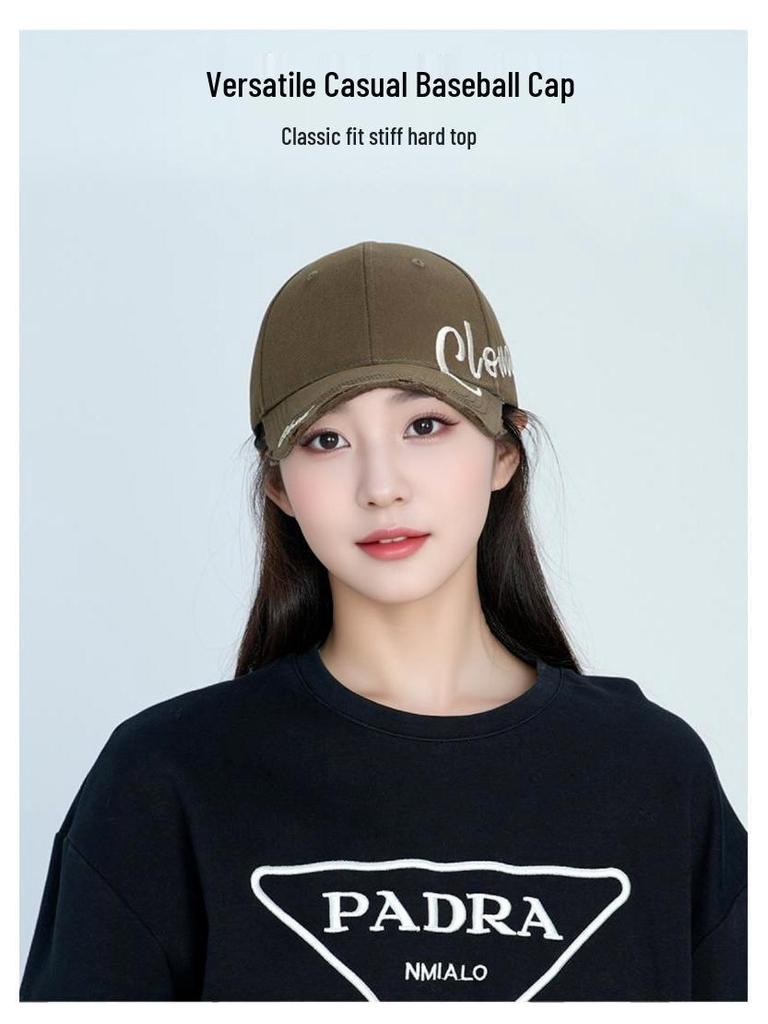 Unisex Designer Wide Brim Baseball Cap - Enhances Face, Sun Protection, Stylish for Spring & Autumn