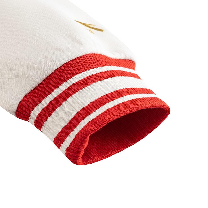 Anta Good Things Happen Series Knitted Sports Loose Jacket Women Jackets Corn-White 162518727S-2