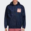Adidas Originals Kaval Wb Winter Windbreaker Hoodie Jacket Men Outerwear Blue DH4959
