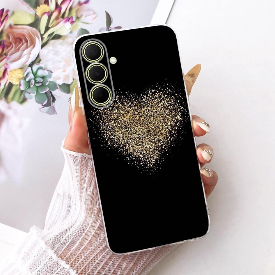 Hülle Für Samsung Galaxy A17 A37 A57 5G Cover Neue Stilvolle Blume Klare Weiche Silikon Handyhülle Für Samsung A 17 A 37 A 57 Stoßfänger
