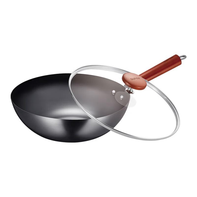 SUPOR Lightweight Rust-Proof Iron Stir-Fry Wok