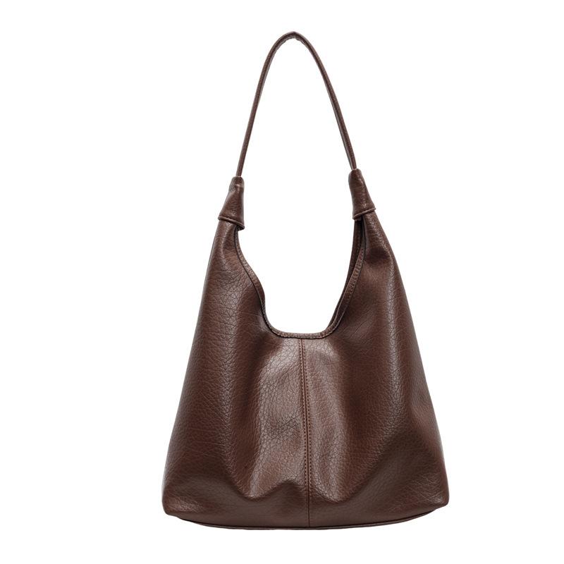 Large-capacity Bag Women's Autumn and Winter New Fashion Shoulder Bag High-grade Texture Child and Mother Bucket Commuter Tote Bag