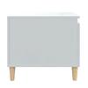 Glossy White Coffee Table 100 x 50 x 45 cm Particleboard