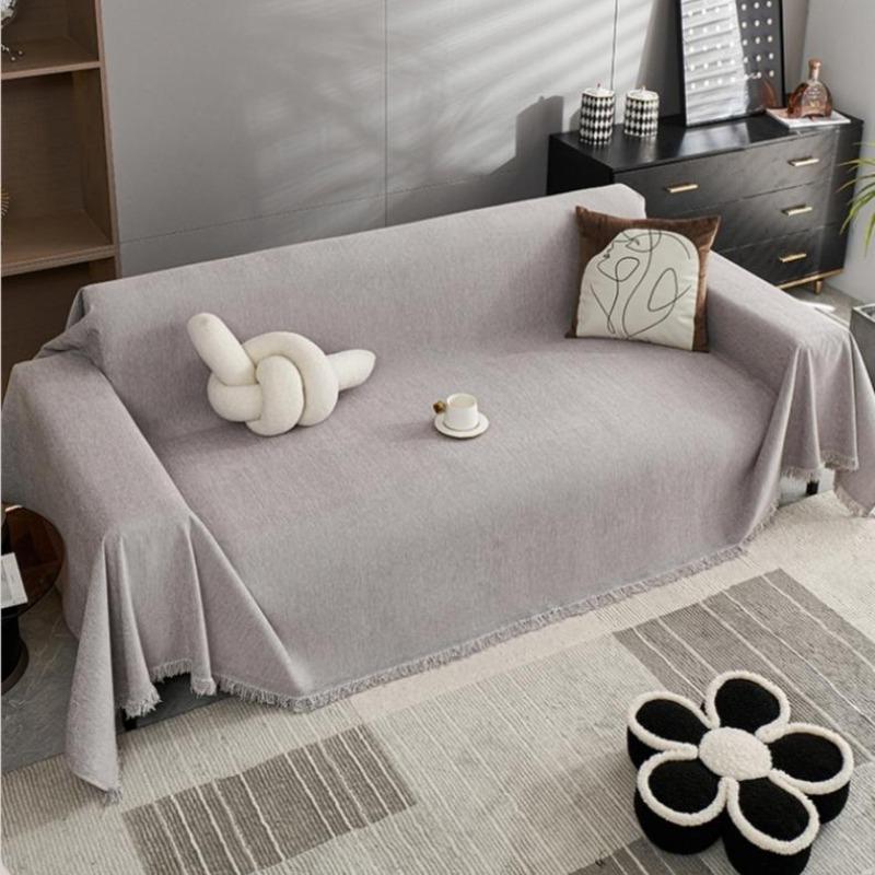 1 Stück Wasserdichte Sofadecke Vier Jahreszeiten Universell Mehrzweck Möbelabdeckung Einfarbige Langlebige Staubdichte Wohnzimmer