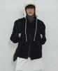 Moonsun Unisex, 4 Pocket Wool Blouson / Navy