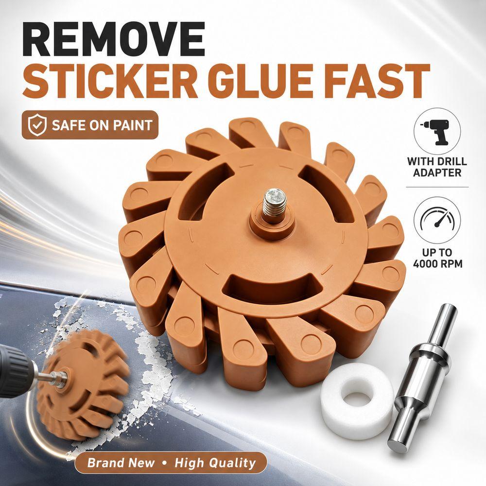 Rubber Eraser Wheel Decal Eraser Wheel 20mm Glue Remover Disc New Sticker Remover Wheel Car Repair