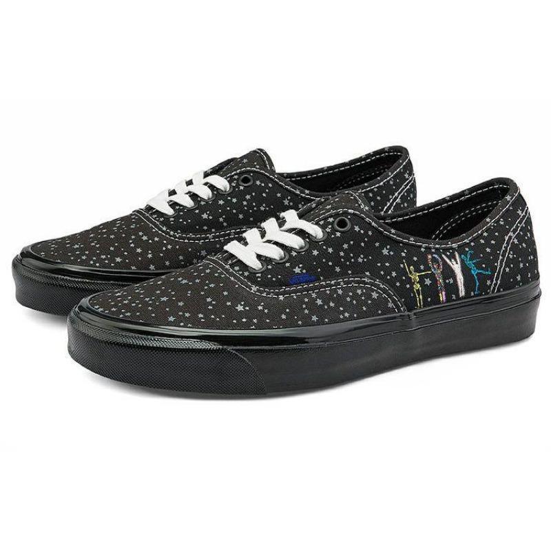 Vans Authentic 44 DX Unisex Canvas Casual Low-top Skate Shoes Black VN0A5KX4AVU