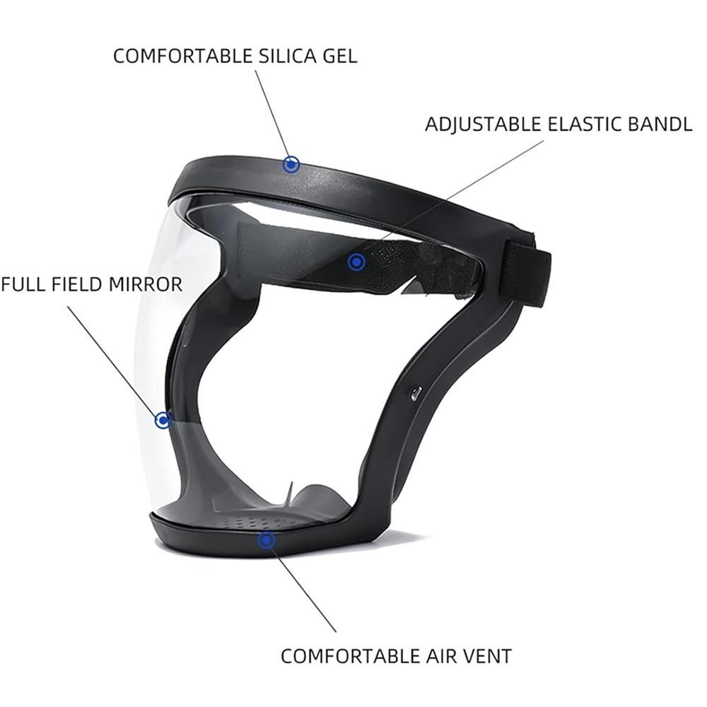 Best Face Protector with Adjustable Buckle Protective Mask Anti fo Mask ReusableHeat resistantPlastic Mask To Keep Your FaceSafe