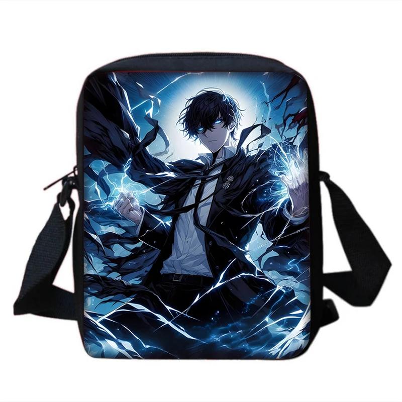 

Детские рюкзаки Аниме Solo Leveling Наплечная сумка Пенал Ученические Школьные сумки большой вместимости для мальчиков девочек Лучший подарок