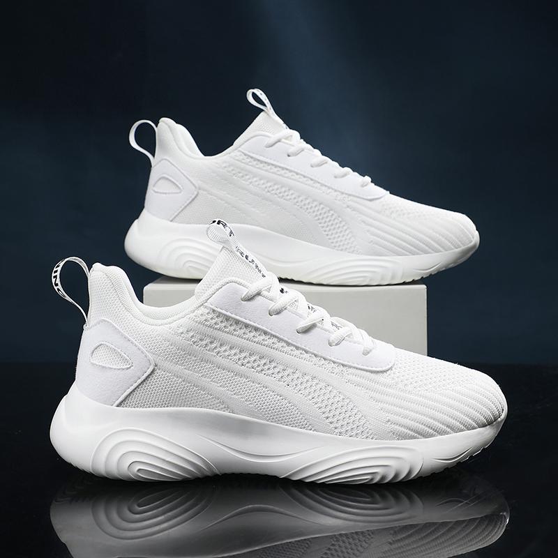 Casual Running Summer Anti Slip Hiking Mesh Breathability Athletic Shoe Tennis Man Trend 2025 Man Sneakers Couple White