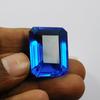54.45 Ct Emerald Cut CERTIFIED Lab-Created Blue Sapphire Gemstone Free Delivery