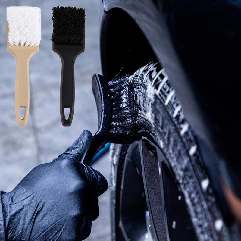 Auto Tire Rim Brush Wheel Hub Cleaning Brushes Car Wheels Detailing Cleaning