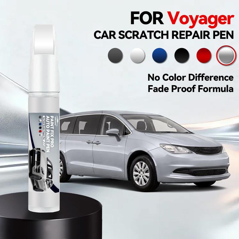 

For Chrysler Voyager 1994-2025 Paint Repair Pen Touch Up Scratch Remover DIY Auto Accessories Black White Silver Blue Red срібний