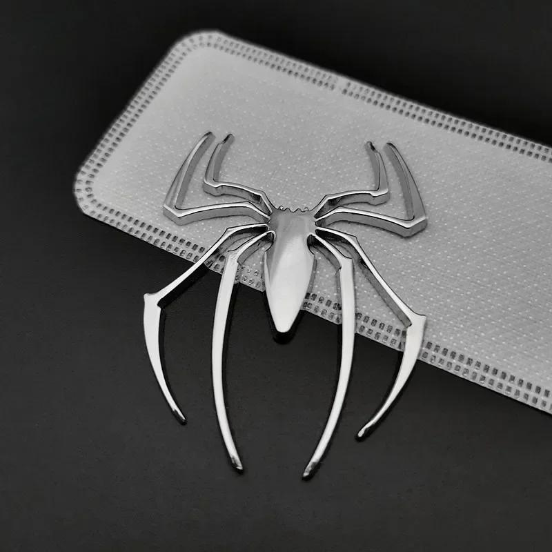 3D Metall Universal Spinnenform Autoaufkleber Heckstoßstange Plakette Emblem Außendekor Zubehör Amagi