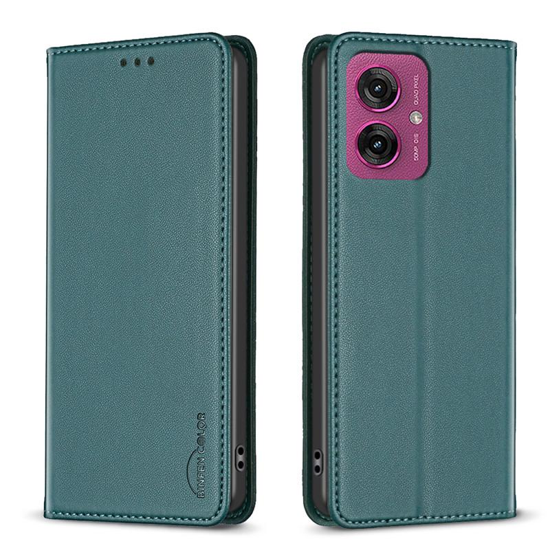 Wallet Flip Case on For Moto G55 G35 Classic Phone Leather Cases For Motorola MOTO G84 G55 G35 G14 G54 Edge 40 Neo 5G 2025 Cover