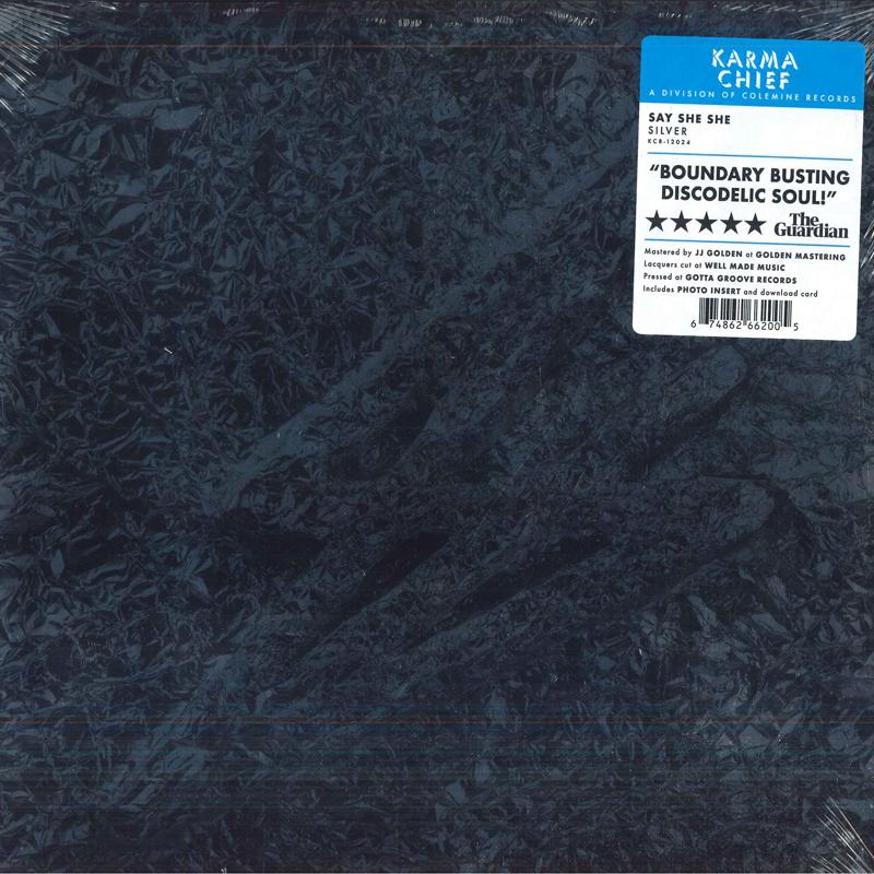 

LP Record SAY SHE SHE - Silver KCR12024 KARMA CHIEF 2023 Worldwide Obi Soul/Funk