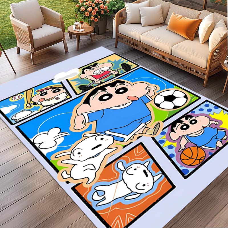 Cartoon comics Print Rug, Washable Floor Carpet, For Entryway Dorm Laundry Room Office Study, Home Decor Birthday Christmas Gift