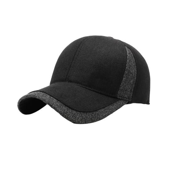 High-Density Baseball Hat Thickened Warm Windproof Cap Adjustable Ear Protection Middle-Aged Elderly Winter Hat