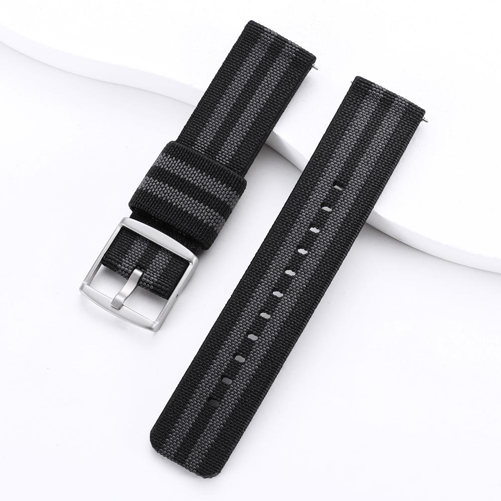 Quick Release Nylon Watch Strap 20mm Watchband for Omage Watch Canvas Sports Band for Men Women Wristband Woven Fabric Bracelet