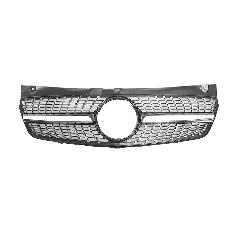Diamond Style Front Inlet Grille Radiator Grill Upgrade For Mercedes-Benz W639 Viano/Vito 2011 2012 2013 2014 Middle Mesh Tuning