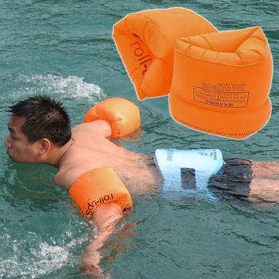 2PCS Kids Adult Inflatable Arm Bands Ring Swimming Arm Floats Pool Arm Bands Float Swimming Circle Child Inflatable Pool Float