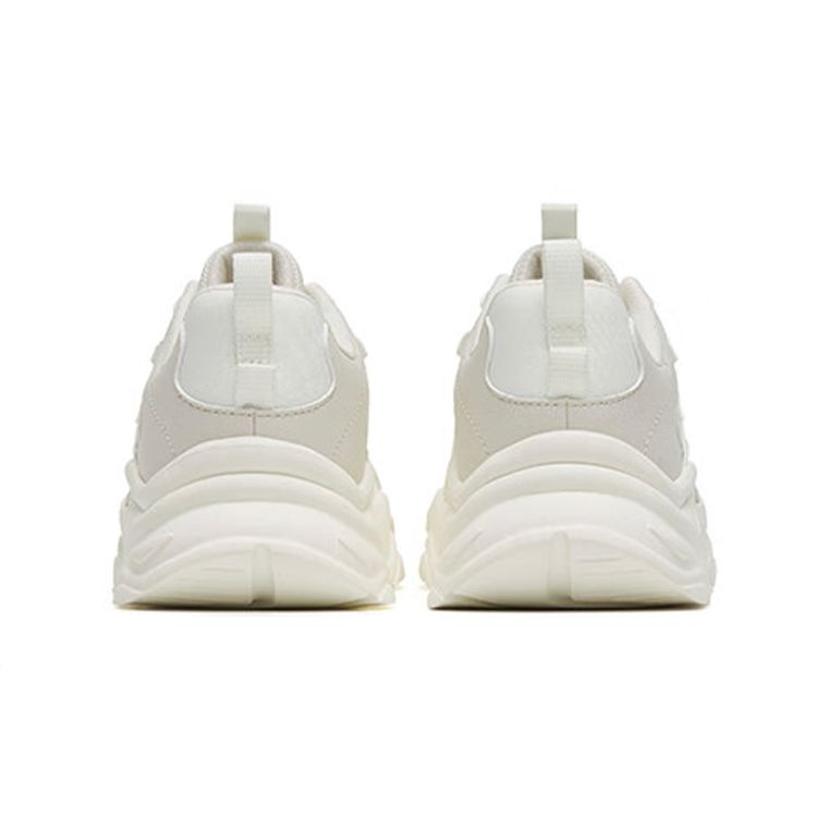 Anta Little Millennium 2.0 Synthetic Leather Non-Slip Warm Low-Top Sports Casual Shoes Women sneaker White Gray 122248891-6