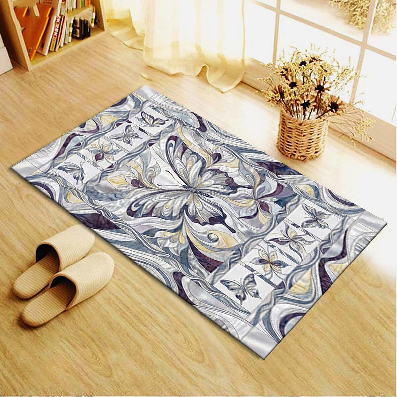 2025 New Modern Butterfly Carpet Rug for Living Room Bedroom Home Sofa Decoration,Kids play Non-slip Floor Mat78