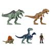 Mattel JURASSIC WORLD New Ruler Mini Figure Multi-Pack (with Limited Edition Dimetrodon) [Dinosaur Toy] [3 Years Old and Up] GWP74