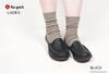 [Regetta] Pumps R2361 One-strap flat pumps for women, black, size M/23-23.5 cm, 3E