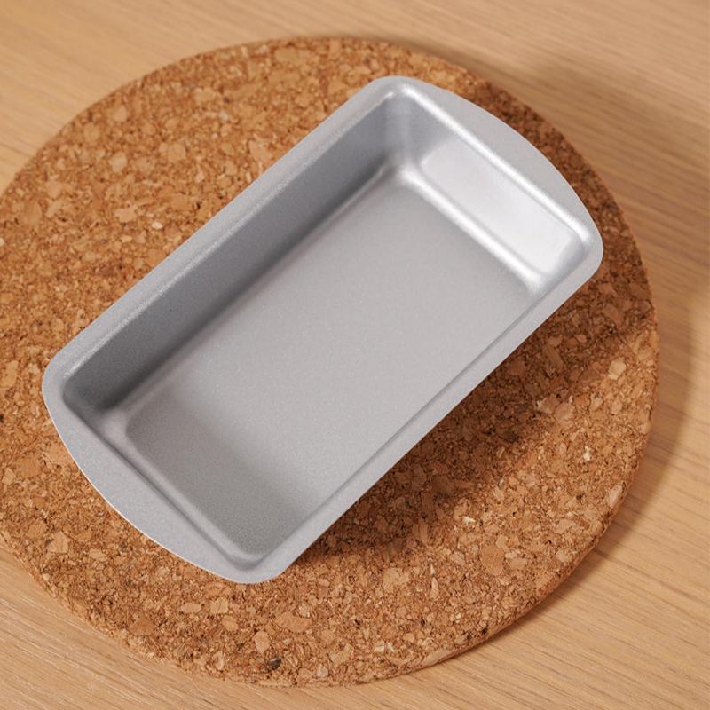 3/6Pcs Mini Toast Bread Mold Carbon Steel Loaf Baking Pan Nonstick Bread Cake Mold Rectangle Fruit Pie Baking Tray For Kitchen